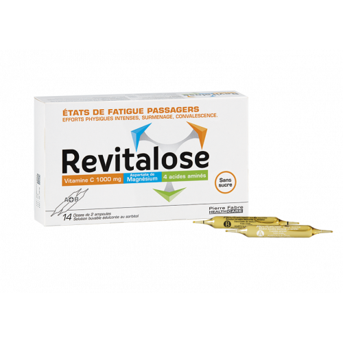 Pierre Fabre Vitamine C 1000mg, Magnesium Aspartate & 4 Amino Acids-Revitalose