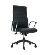LeisureMod Hilton Modern Conference High Back Leather Ergonomic Executiv... - €256,72 EUR