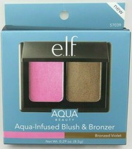 E.L.F.  Aqua Beauty Aqua-Infused Blush &amp; Bronzer - Bronzed Violet 0.29 oz - $10.79