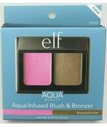 E.L.F.  Aqua Beauty Aqua-Infused Blush &amp; Bronzer - Bronzed Violet 0.29 oz - £8.48 GBP