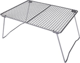 Boundless Voyage Titanium Folding Net Grill With Detachable Legs Campfire Grill - £45.95 GBP