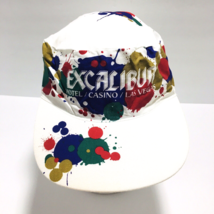 Vintage Excaliber Casino Painters Cap Snapback Hat - Las Vegas NWOT Rare - £21.05 GBP