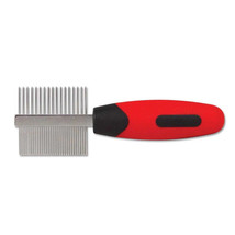 Pet Grooming 2-SIDED Mini Comb Coarse/Extra-Fine Tooth Face Finishing Eye Ear - £8.68 GBP