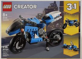 LEGO Creator 3in1 Superbike 31114 Building Kit Building Toy 8+ 236Pcs - $33.01