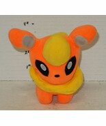 2013 Nintendo Pokemon Flareon 4&quot; Pokedoll plush stuffed animal toy Rare HTF - $24.70