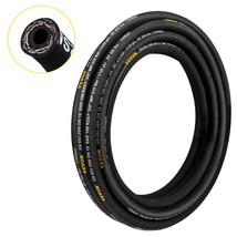 VEVOR 1/4&quot; Hydraulic Hose 100ft SAE Coiled Hydraulic Hose W.P. PSI 5800 R2 Steel - £88.60 GBP