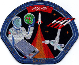 Human Space Flights Ax-2 Science Crew Dragon Freedom USA Badge Embroider... - $75.99+