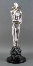 D&#39;Argenta Oshra Michan Signed &quot;Passion&quot;  LE Silver Plated Statue Sculptu... - $1,140.99