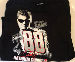 Dale Earnhardt Jr 88 T-Shirt Black National Guard Large Sh1 - $4.94