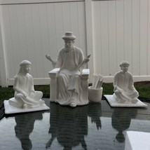 2006 Lenox 3PC The Teacher & His Students Figurine Set White - $63.05