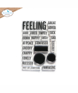 Feelings Stamp set Elizabeth Craft Designs CS315 Greatest Hits - $12.95