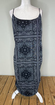 pretty little thing NWT women’s paisley ruched bodycon dress Size 1X black R2 - £11.34 GBP