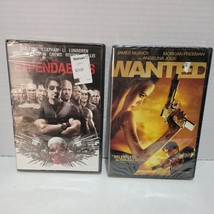 Action Movie DVD lot The Expendables Sealed &amp; Wanted Sealed - £6.14 GBP