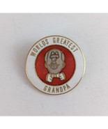 Vintage Worlds Greatest Grandpa Lapel Hat Pin - $11.75 CAD