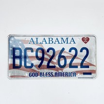 United States Alabama God Bless America Passenger License Plate BC92622 - £11.82 GBP