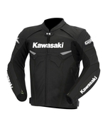 Kawasaki Street Bike Leather Jacket - £108.56 GBP
