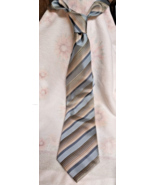 Kenneth Cole Reaction Necktie for Men, Silk-Blue/Silver EUC - $9.87