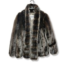 J Percy for Marvin Richards Vintage Swing Jacket Faux Fur Coat Women&#39;s S... - $94.95