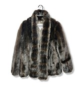 J Percy for Marvin Richards Vintage Swing Jacket Faux Fur Coat Women&#39;s S... - £74.16 GBP