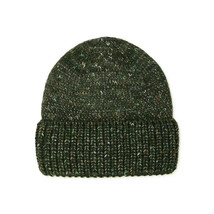 Time And Tru Women&#39;s Confetti Knit Beanie Hat Olive Dusk New - £11.56 GBP
