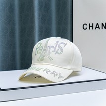 Sun Hat Female Hot Diamond Paris Tower Baseball Cap Shade Cap - $15.00