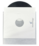 CheckOutStore White Non Woven Record Outer Sleeves for 12&quot; LP Vinyl 33 R... - $32.23 CAD+