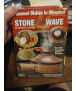  Stone Wave Microwave Cooker Non-Stick Ceramic  AS Seen On  TV w / Recip... - £13.23 GBP