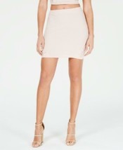 MSRP $49 Material Girl Juniors&#39; Lace-Up Rib-Knit Mini Skirt Pink SIZE ME... - $12.82