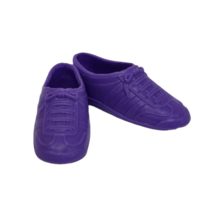 VINTAGE 1990's MATTEL BARBIE / SKIPPER PURPLE TENNIS LACE UP TIE GYM SHOES - $4.75