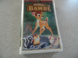 Bambi VHS 55th Anniversary Limited Edition RARE Masterpiece Collection - £107.91 GBP