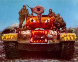 M-26 Pershing Tank US Army 1950s Tiger Korean War Era Postcard - $10.99