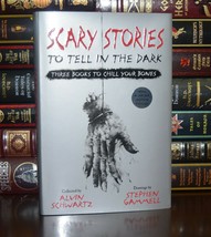 Scary Stories to Tell in Dark by Alvin Schwartz Illustrated 3 Scary Hardcover - £22.03 GBP