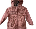 Tahari Baby Hooded Jacket Girls 2T  Pink Damaged Play Condition - $10.04