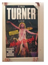 Tina Turner Poster Nice N&#39; Rough On Stage Old - $44.99