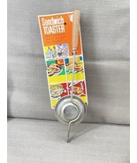 Vintage 1960s Sandwich Toaster Metal w/ Wood Handle – Campfire Grill Press - $23.75