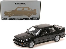 1987 BMW M3 Street Black Metallic 1/18 Diecast Model Car by Minichamps - $235.51