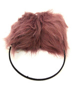 Madison Ave Unisex Fuzzy Earmuffs Faux-Fur Non-Adjustable Solid Purple OS - £12.57 GBP