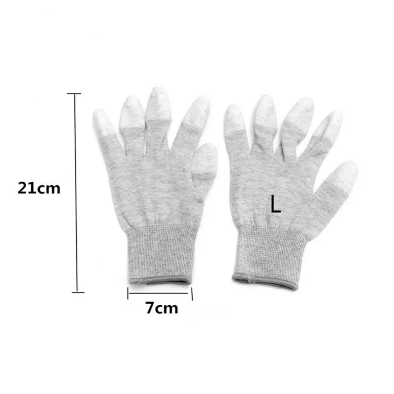 1 Pair   Antistatic Gloves Non-slip Wear-resistant Labor Protection Finger Glove - £29.74 GBP