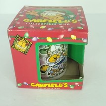 Garfield Coffee Mug Have Cool Yule Rapping Christmas Vintage 1996 Paws  NEW - $25.73
