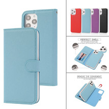 Wallet Leather Magnetic Flip Back Cover For I Phone 12 11 Pro Xs Max Xr 8 7 SE2 - £36.37 GBP