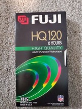 FUJI HQ 120 High Quality VHS Blank Video Tape VCR Brand New. Seal broke - £5.26 GBP