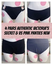 Vintage Victoria&#39;s Secret And Pink Panty Lot Of 4 Panties Sizes L XL XXL New - £16.12 GBP