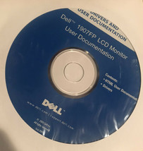 Dell 1907FP Lcd Monitor Software Cd Rom User Documentation & Drivers - New - £7.90 GBP