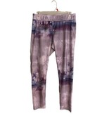 American Eagle Purple Athletic Leggings Size Large Graphic Print - $8.56