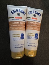 2 Gold Bond Eczema Relief Skin Protectant Cream With Colloidal Oatmeal 8 Oz (O9) - £17.06 GBP