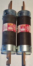 Lot of 2 BUSSMANN  FRS-R-225 225 Amp Fuse FUSETRON. 200,000 amps rms. 600V - $79.00