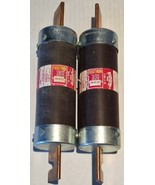 Lot of 2 BUSSMANN  FRS-R-225 225 Amp Fuse FUSETRON. 200,000 amps rms. 600V - $1,440.21 MXN