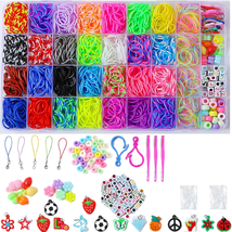 2500+ Rubber Band Bracelet Kit, Loom Bracelet Making Kit for Kids, Rubbe... - $15.88