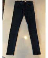 Abercrombie &amp; Fitch Jeans Womens  25 31 Dark Blue Super Skinny Stretch W... - $272.64 MXN