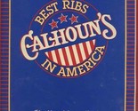 Calhoun&#39;s Bar B Que Menu Knoxville Nashville Tennessee Best Ribs in Amer... - $21.75